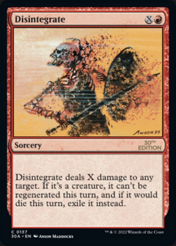 Disintegrate [30th Anniversary Edition] | Black Swamp Games