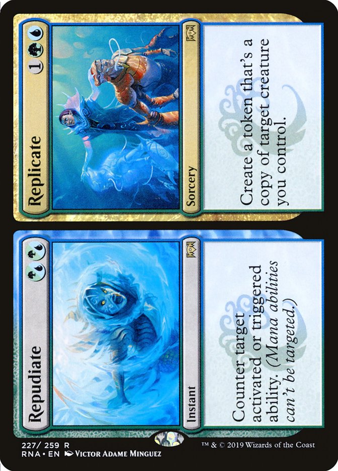 Repudiate // Replicate [Ravnica Allegiance] | Black Swamp Games