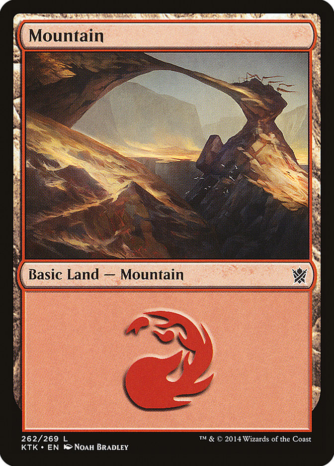 Mountain (262) [Khans of Tarkir] | Black Swamp Games