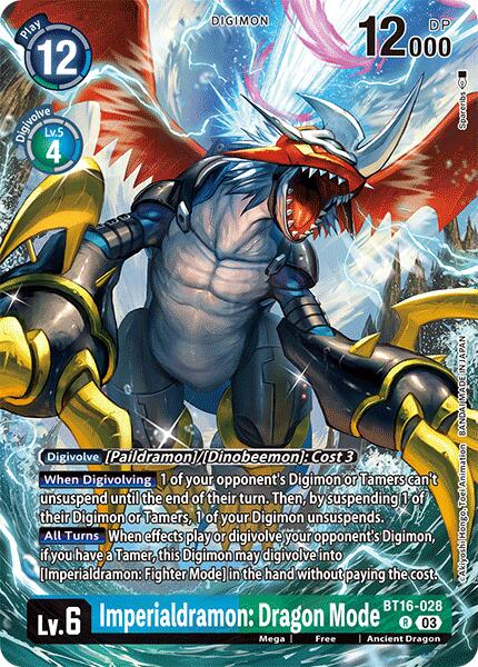 Imperialdramon: Dragon Mode [BT16-028] (Alternate Art) [Special Limited Set] | Black Swamp Games