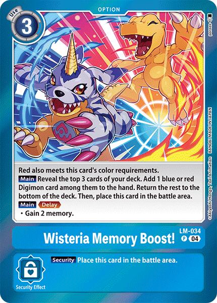 Wisteria Memory Boost! [LM-034] [Special Limited Set] | Black Swamp Games