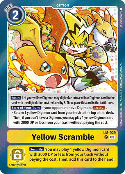 Yellow Scramble [LM-029] [Special Limited Set] | Black Swamp Games