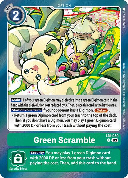 Green Scramble [LM-030] [Special Limited Set] | Black Swamp Games