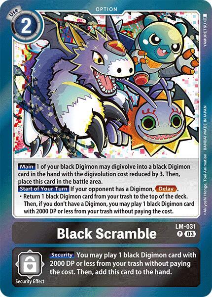 Black Scramble [LM-031] [Special Limited Set] | Black Swamp Games