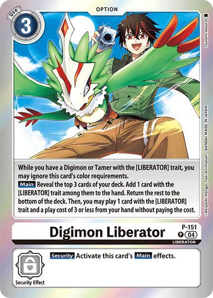 Digimon Liberator [P-151] (Reprint) [Special Limited Set] | Black Swamp Games