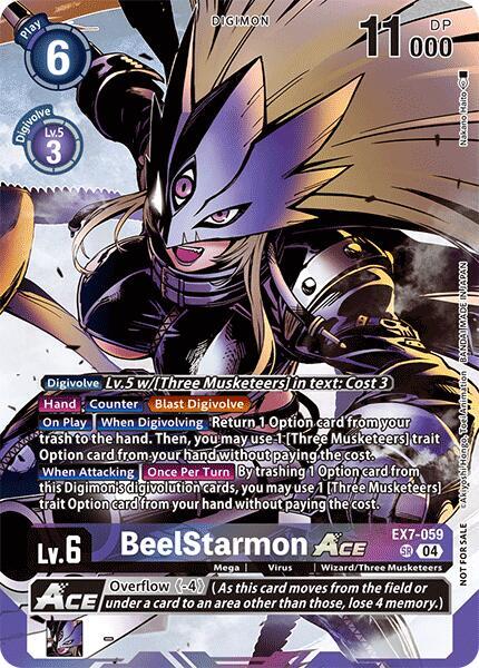 BeelStarmon ACE [EX7-059] (Alternate Art) (Box Topper) [Special Limited Set] | Black Swamp Games