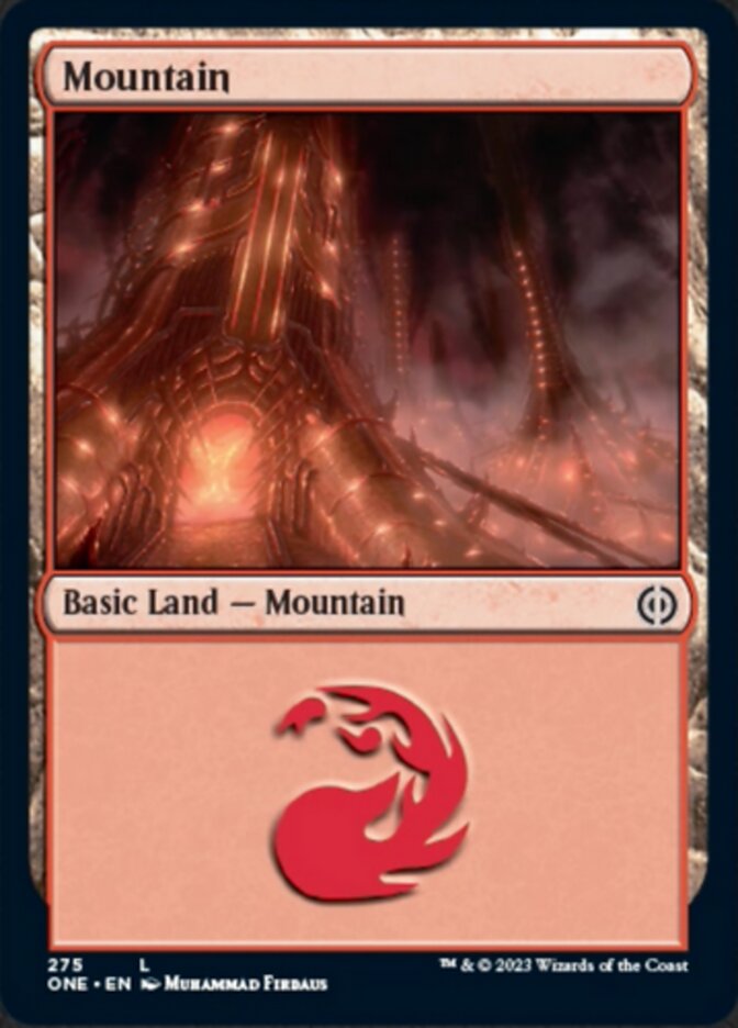 Mountain (275) [Phyrexia: All Will Be One] | Black Swamp Games