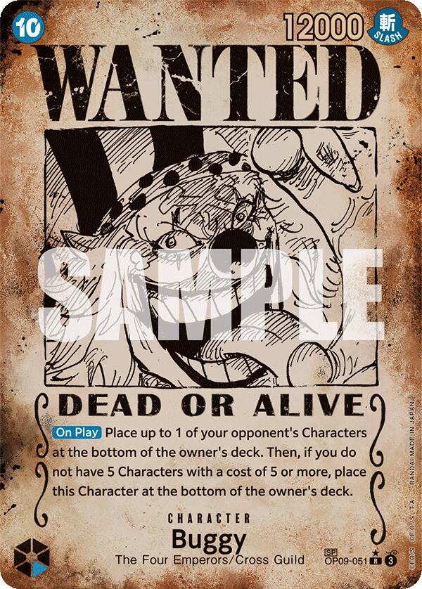 Buggy (Wanted Poster) [Emperors in the New World] | Black Swamp Games