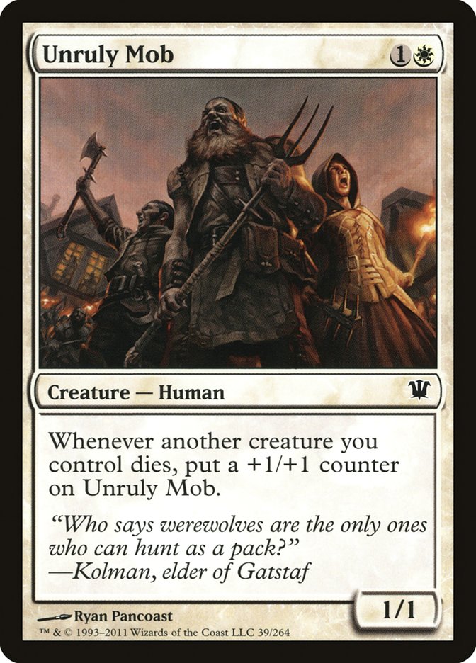Unruly Mob [Innistrad] | Black Swamp Games