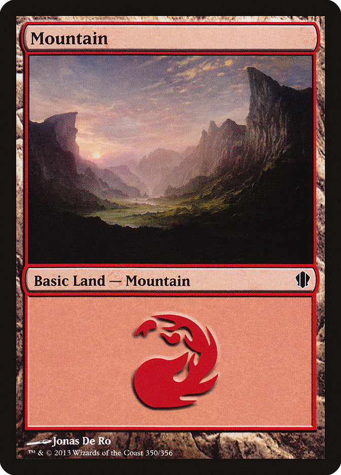 Mountain (350) [Commander 2013] | Black Swamp Games