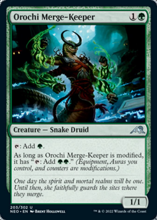 Orochi Merge-Keeper [Kamigawa: Neon Dynasty] | Black Swamp Games