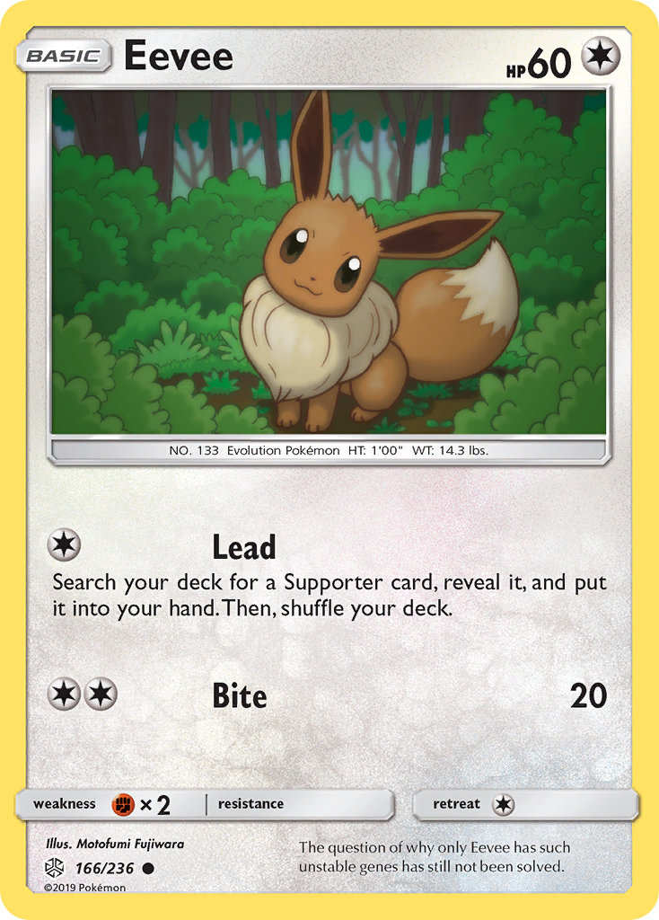 Eevee (166/236) [Sun & Moon: Cosmic Eclipse] | Black Swamp Games