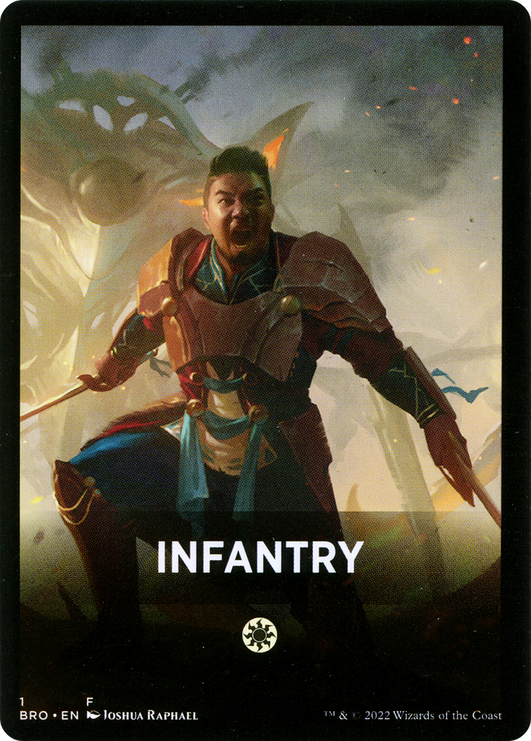 Infantry Theme Card [The Brothers' War Tokens] | Black Swamp Games