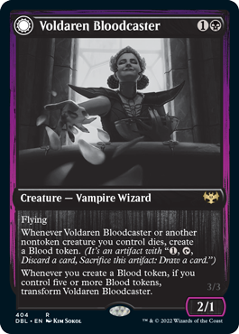 Voldaren Bloodcaster // Bloodbat Summoner [Innistrad: Double Feature] | Black Swamp Games