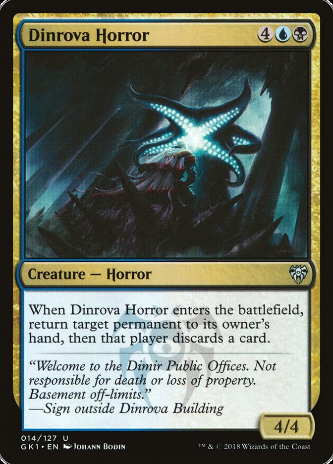 Dinrova Horror [Guilds of Ravnica Guild Kit] | Black Swamp Games