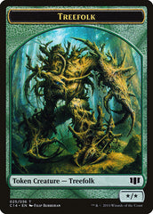 Treefolk // Wolf Double-Sided Token [Commander 2014 Tokens] | Black Swamp Games