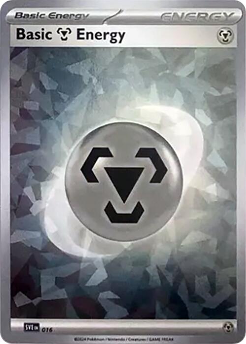 Basic Metal Energy (016) (Cracked Ice Holo) [Scarlet & Violet: Stellar Crown] | Black Swamp Games