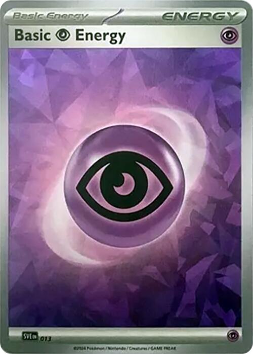 Basic Psychic Energy (013) (Cracked Ice Holo) [Scarlet & Violet: Stellar Crown] | Black Swamp Games