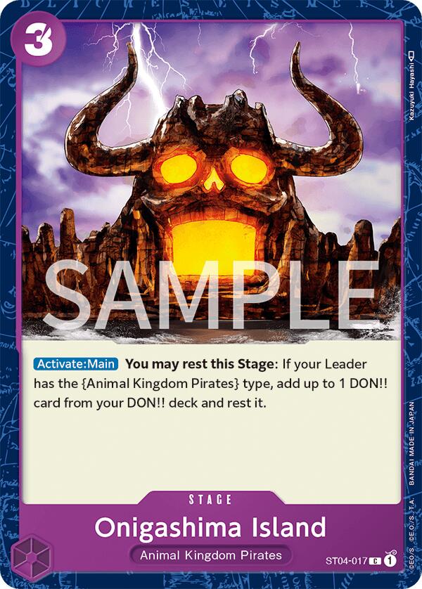 Onigashima Island [Revision Pack Cards] | Black Swamp Games