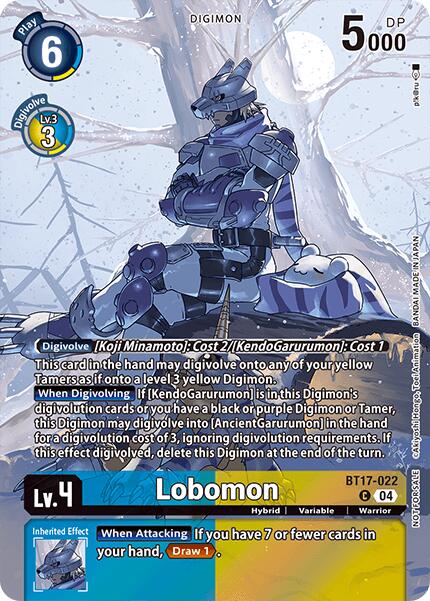 Lobomon [BT17-022] (Legend Pack 2024 Box Topper) [Chain of Liberation] | Black Swamp Games