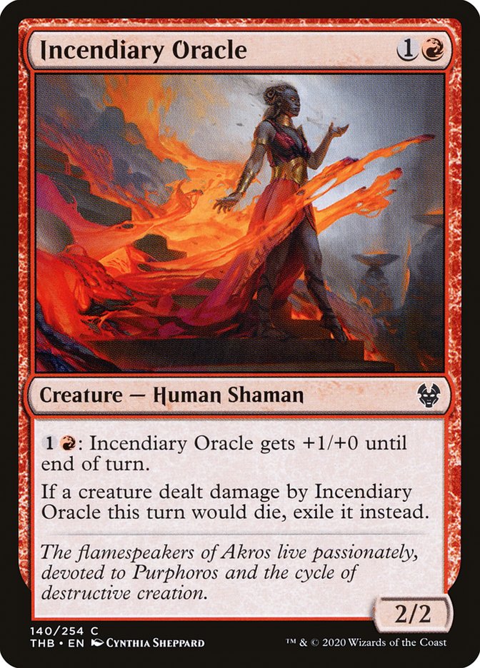Incendiary Oracle [Theros Beyond Death] | Black Swamp Games