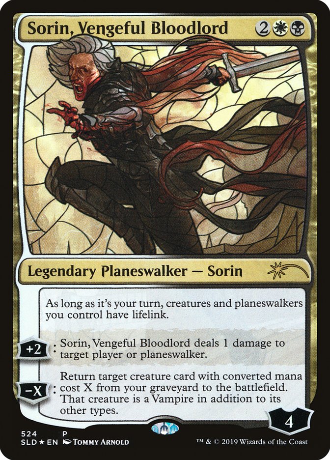 Sorin, Vengeful Bloodlord (Stained Glass) [Secret Lair Drop Promos] | Black Swamp Games