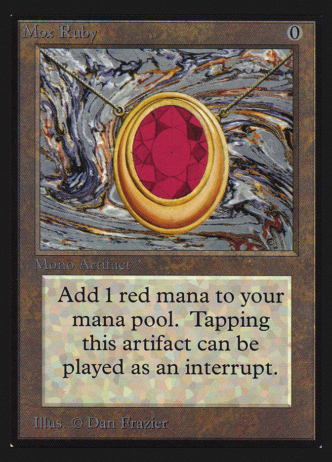Mox Ruby [International Collectors' Edition] | Black Swamp Games