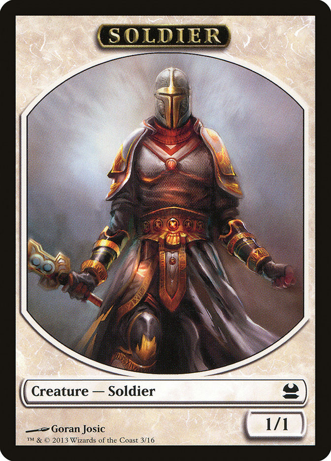 Soldier Token [Modern Masters Tokens] | Black Swamp Games