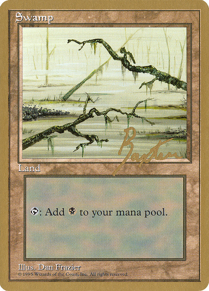 Swamp (gb371) (George Baxter) [Pro Tour Collector Set] | Black Swamp Games