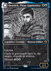 Dennick, Pious Apprentice // Dennick, Pious Apparition (Showcase Eternal Night) [Innistrad: Midnight Hunt] | Black Swamp Games