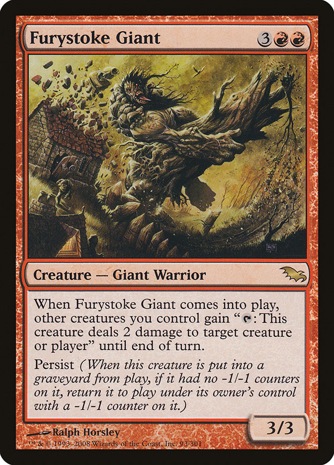 Furystoke Giant [Shadowmoor] | Black Swamp Games
