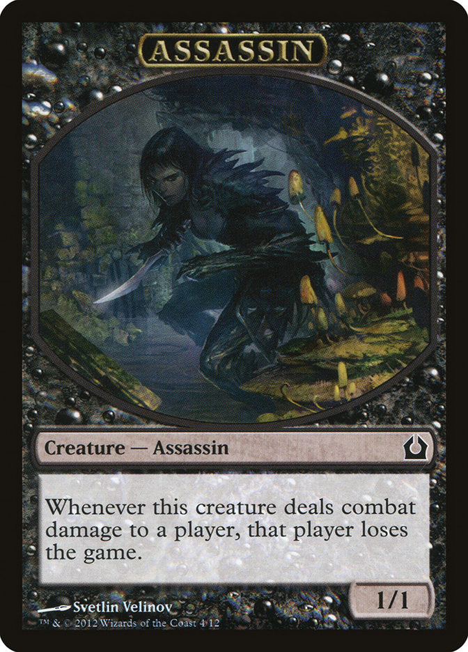 Assassin Token [Return to Ravnica Tokens] | Black Swamp Games