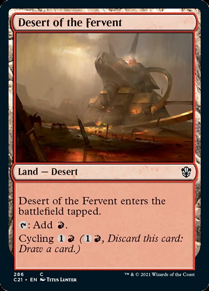 Desert of the Fervent [Commander 2021] | Black Swamp Games