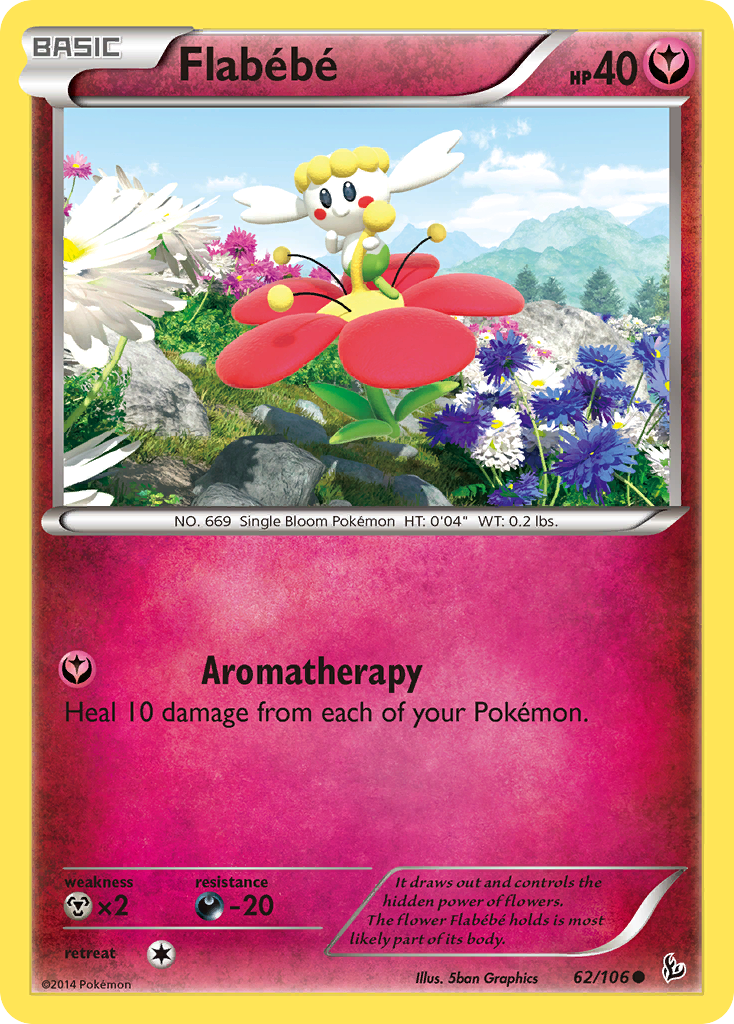 Flabebe (62/106) [XY: Flashfire] | Black Swamp Games