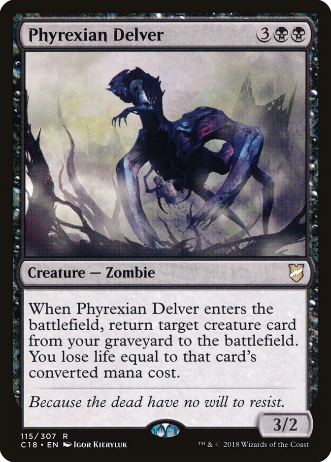 Phyrexian Delver [Commander 2018] | Black Swamp Games