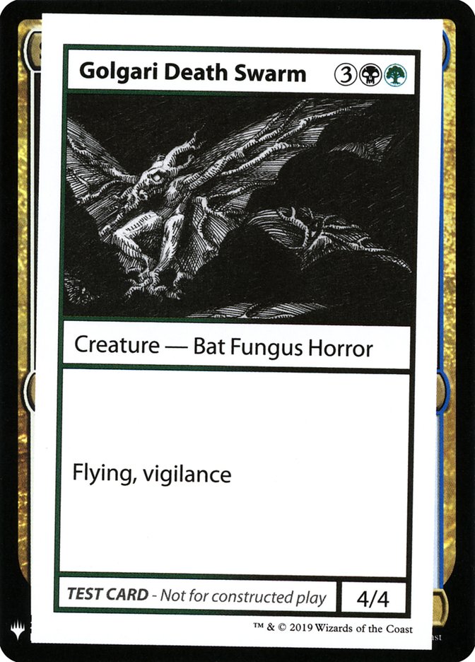 Golgari Death Swarm [Mystery Booster Playtest Cards] | Black Swamp Games