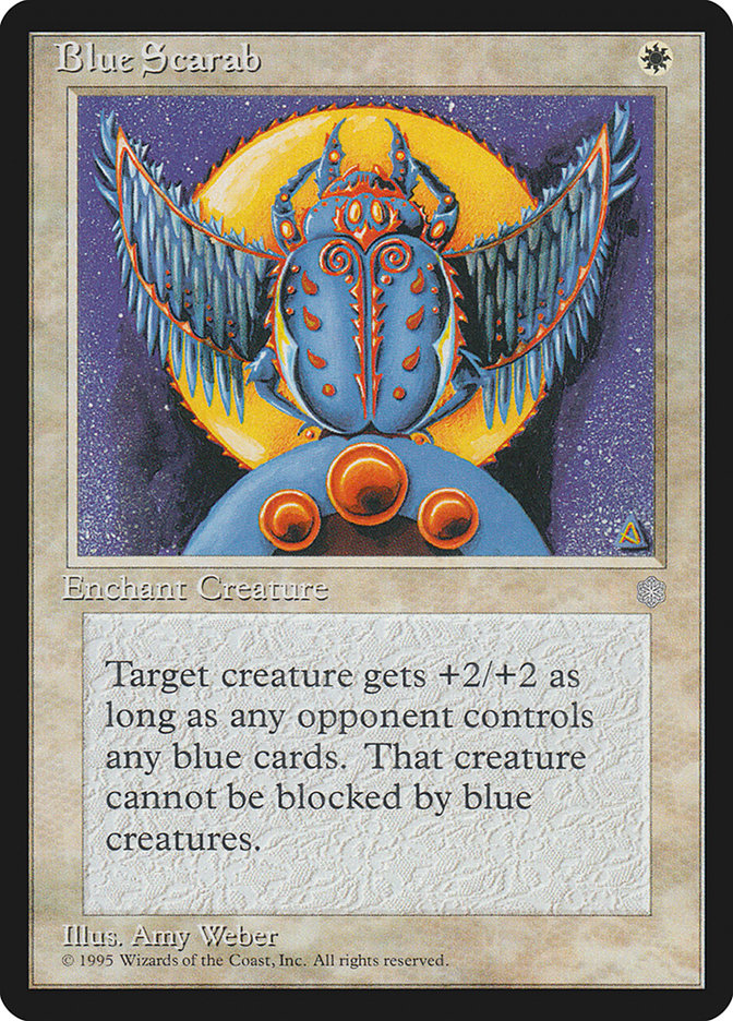 Blue Scarab [Ice Age] | Black Swamp Games