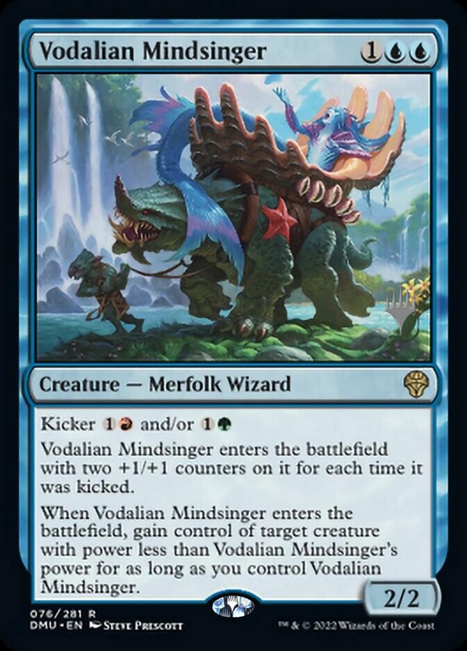 Vodalian Mindsinger (Promo Pack) [Dominaria United Promos] | Black Swamp Games