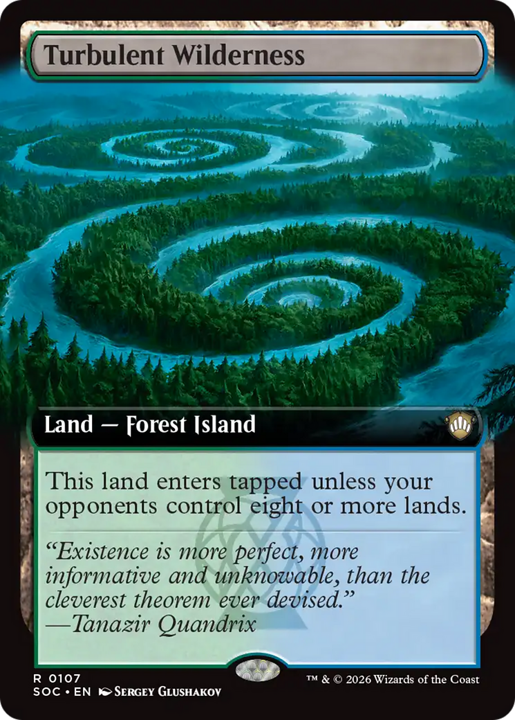 Turbulent Wilderness (Extended Art) [Secrets of Strixhaven Commander] | Black Swamp Games