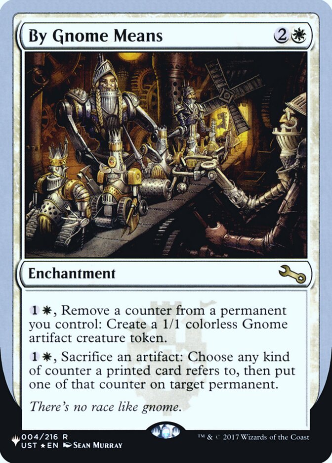 By Gnome Means (Unfinity Foil Edition) [The List] | Black Swamp Games