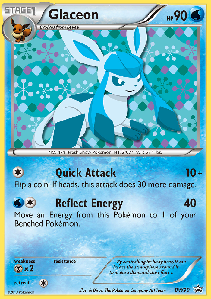 Glaceon (BW90) [Black & White: Black Star Promos] | Black Swamp Games