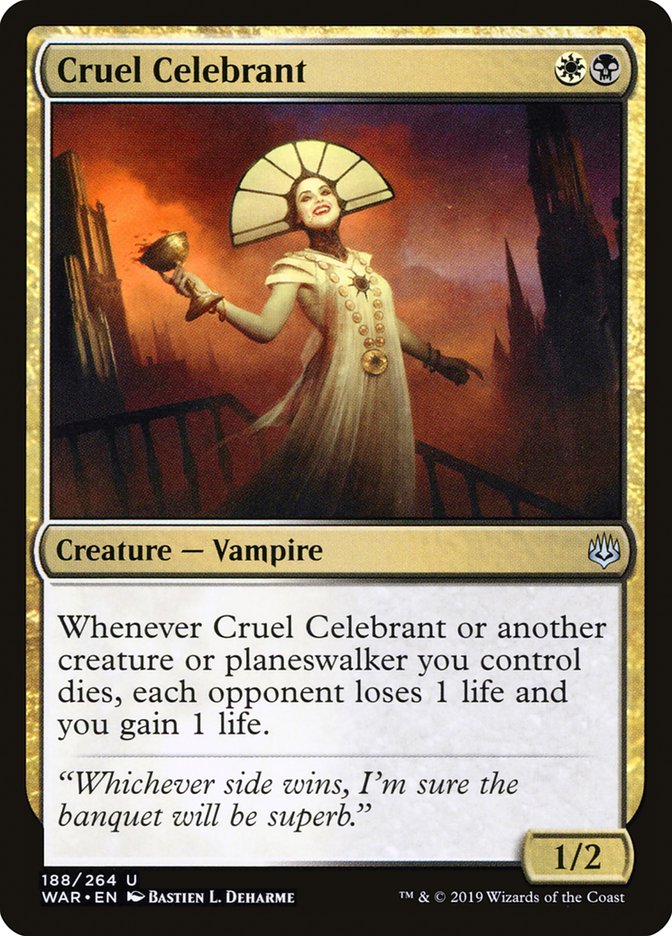 Cruel Celebrant [War of the Spark] | Black Swamp Games