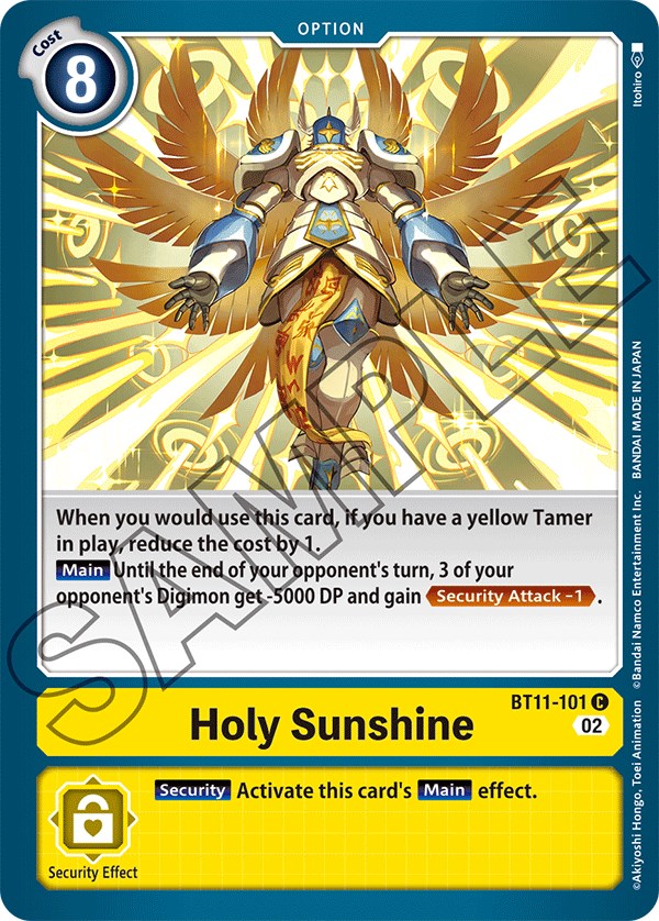 Holy Sunshine [BT11-101] [Dimensional Phase] | Black Swamp Games