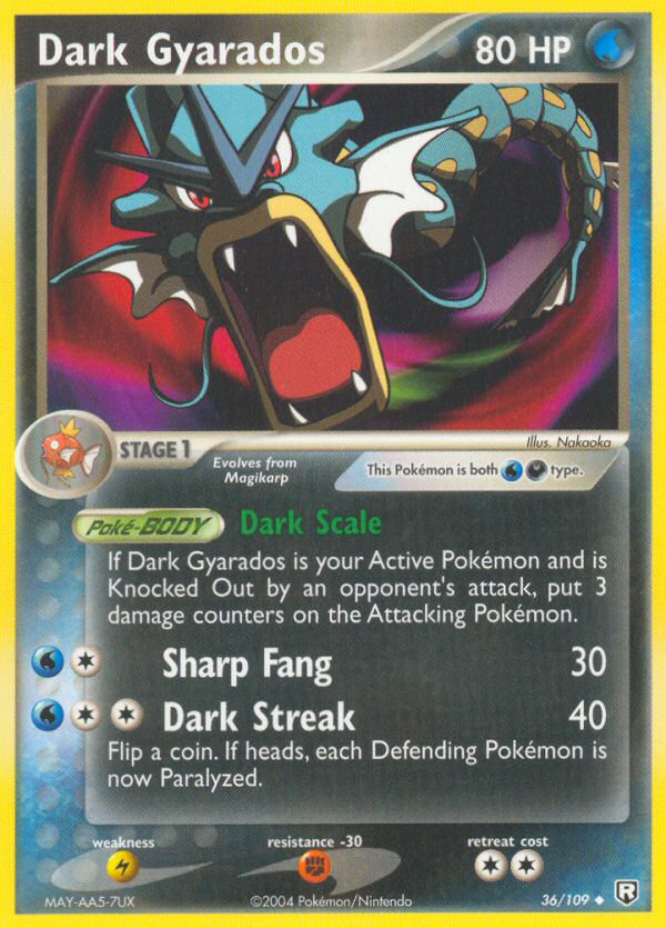 Dark Gyarados (36/109) [EX: Team Rocket Returns] | Black Swamp Games