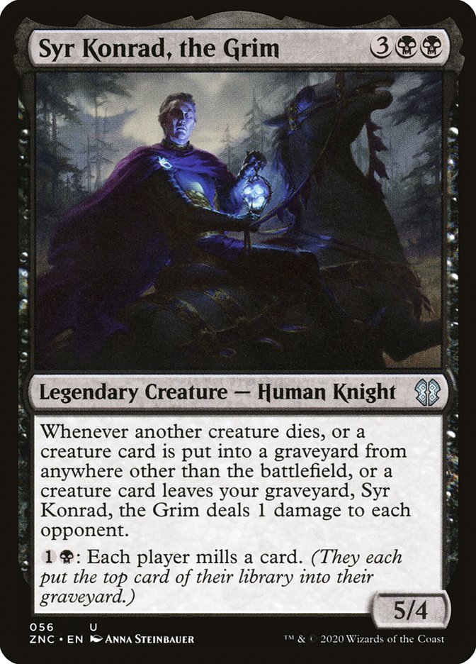 Syr Konrad, the Grim [Zendikar Rising Commander] | Black Swamp Games