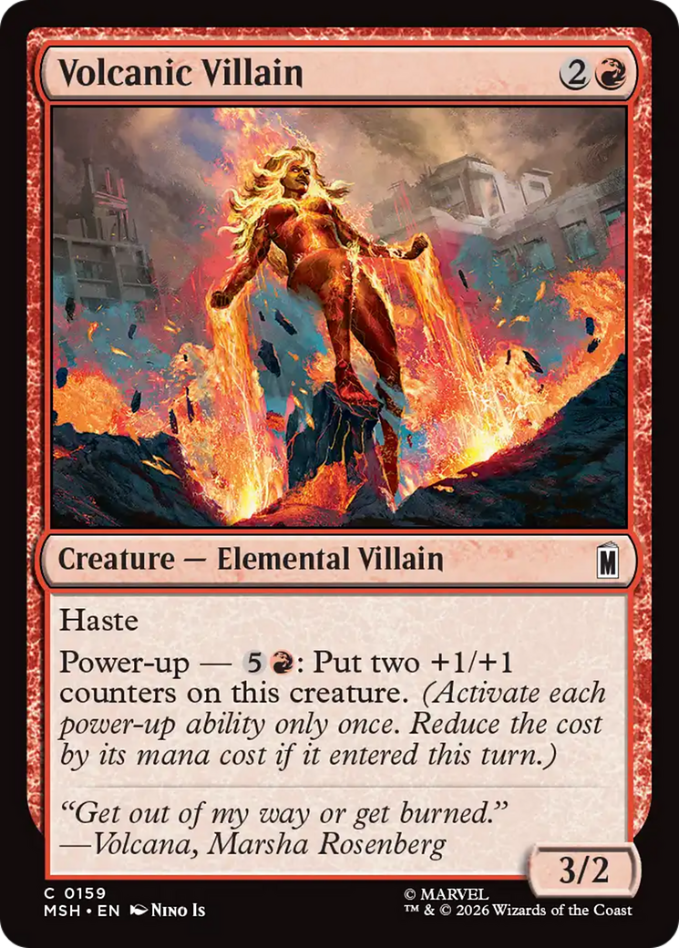 Volcanic Villain [Marvel Super Heroes] | Black Swamp Games