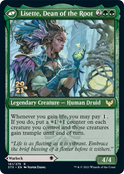 Valentin, Dean of the Vein // Lisette, Dean of the Root [Strixhaven: School of Mages Prerelease Promos] | Black Swamp Games