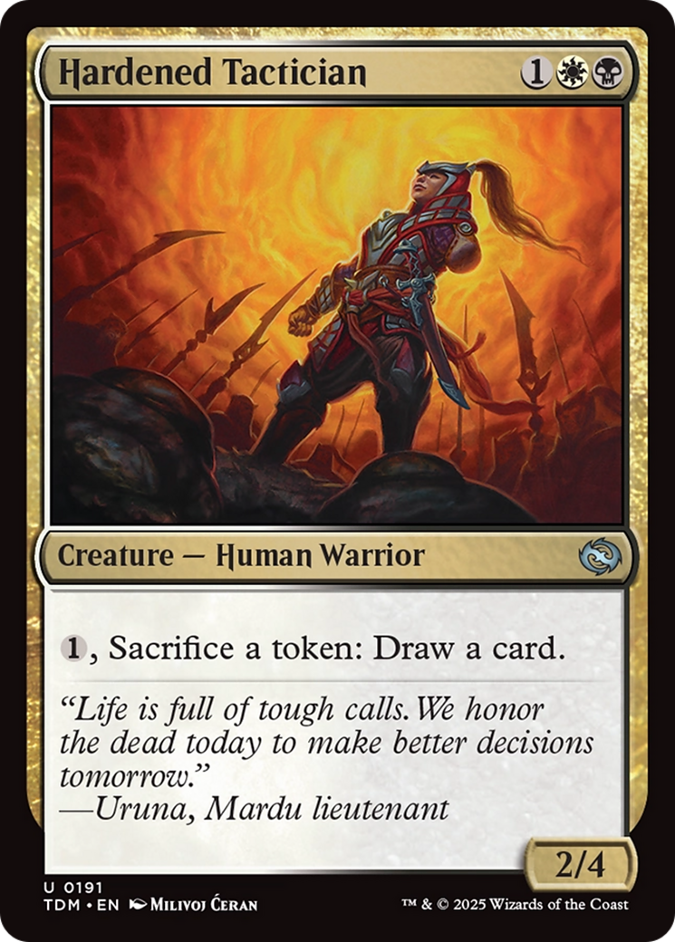 Hardened Tactician [Tarkir: Dragonstorm] | Black Swamp Games