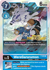 WereGarurumon [P-008] (Online Regional - Participant) [Promotional Cards] | Black Swamp Games