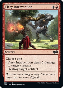 Fiery Intervention [Jumpstart 2022] | Black Swamp Games